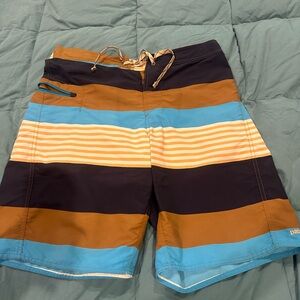 Patagonia Striped Swim Shorts Boardshorts